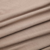 Khaki Hooded Bodycon Folds Long Sleeve Dress