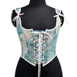 Satin Bandage Waist Trainer Body Shapers Women Corset Fashion Slimming Tank Top Sexy Shapewear Woman Clothes Fajas Streetwear