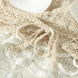 Woman Sexy Top Crochet Tank Tops Women Corset Femme Tanks Crop Camisole Japanese Fashion Knit Camis Built In Bra Dropshipping