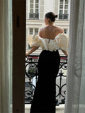 Women Strapless Satin Patch Ruffles Long Dress Sexy Off Shoulder Backless Sleeveless Maxi Dresses Female Evening Party Lady Robe