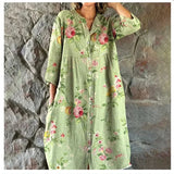 Pbong  Loose Women's Summer Dress 3D Print Casual Maxi Gown Female Fashionable Comfortable Fit AE Stock Cross-Border New