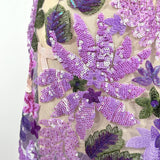 Summer New Bra Heavy Industry Sequins Split Long Dress Women's Elegant Celebrity Club Party Evening Dress Wholesa