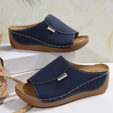 Pbong  Fashion Slippers Women Non-Slip Summer Shoes for Women Wedges Sandals Party Casual Slippers Female Footwear Slides Women