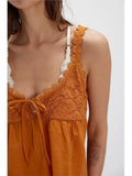 Lace Embroidery Sweet Chic Tank Top V-neck Loose Patchwork Summer Vest Cotton Blend Sleeveless Fashion Vacation Camisole 2025