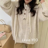 Women's Knitting Pullover Sweater Autumn/Winter Temperament Femme Bottoming Tops Fashion Thickening Loose Ladies Jumper