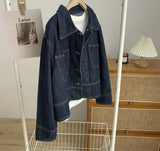 Vintage Jeans Jacket for Women Crop Tops 2025 Ropa Mujer Streetwear Fashion Loose Outwear Pockets Casual Korean Y2k Coat 27p746