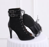 Boots Luxury Women's Comfy Breathable Prom Outdoor Latin Sexy For stilettos High Heels slippers Ballroom