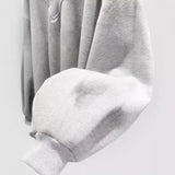 Autumn Pullovers 2025 Women's Korean Simple Long Sleeve V-Neck Loose Fit Daily Basic Pullovers