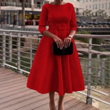 Pbong  Fashionable Elegant Women's Clothing Dress Suitable For Bridesmaid Party Dress High Waist Design Various Sizes Available