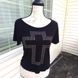 Sexy American Streetwears O Neck Backless T Shirts Y2k Aesthetic Grunge Punk Diamond Gothic Women Clothes Loose Casual Tops