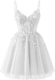 Pbong  Lace Applique Tulle Homecoming Dresses for Teens Sparkly 3D Flower Short Prom Dress Sequin Quinceanera DAMA Dress