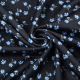 Small Flowers Printing Strap Frill Dress