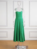Women's High Waist Knit Dress Sleeveless Pleated Long Dress Casual Vacation Beach Slip Dresses Summer Fashion Female Clothing