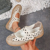 Spring Autumn Polka Dot Soft Bottom Casual Women Sneakers Fashion Solid Round Toe Loafers Comfort Women Shoes