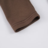Pbong  V-neck Lace Patchwork Solid Color Skinny Long Sleeves T-shirts Women's Daily All Match Sexy Top Tees Fashion Basic New
