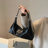 Pbong  Trendy Underarm Women's Bag New Korean Fashion Simple Dumpling Bag Large Capacity Commuting Single Shoulder Bag