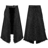 Pbong  Spring European Vintage Style Women High Waist Ruffled Long Skirt Solid White Party Dance Victorian Cosplay Costume Skirt