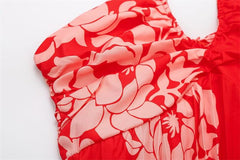 Sexy Printed Pleated Halter Maxi Dress Women Fashion Sleeveless Backless High Waist Dresses Summer Elegant Party Vacation Robe