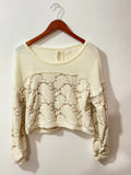 Last One Japan Liz Lisa Lace Knitted Long Sleeve Cardigan Sweater