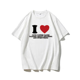 Letter Print Streetwear Summer T-shirts New Round Neck Cotton Short Sleeve Top Female Fashion Tee Shirt Woman Clothing