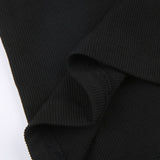 Black Warm Shaggy Turtleneck Ruched Dress