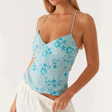 Boho Beaded Embellished Tank Tops Sequin Sparkly Shiny Sleeveless Shirt Vest Women Summer Vacation Y2K Sexy Crop Tops Going Out