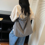Pbong  Women Shoulder Crossbody Bag Japanese Large Canvas Messenger Bags for Student Cross Book Bags Nylon Female Handbag Satchels