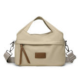 Pbong  Canvas Women Small Shoulder Bag Female Fashion Solid Crossbody Bags High Quality Zipper Teenage Youth Women's Bags Trend