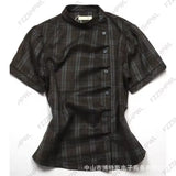 Women's Sweet Polka Dot Crop T Shirt Round Neck Short Sleeve Slim Fit Women Clothing Female T-shirts And Polos Woman Clothes
