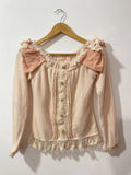 Last One Japan Liz Lisa Lace Knitted Long Sleeve Cardigan Sweater