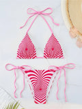 Halter String Two Piece Triangle Bikini Swimsuit Women Sexy Swimwear Female Bather Bathing Swimming Swim Suit Beachwear