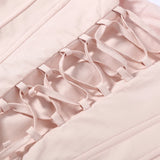 Pbong   Summer Autumn Sexy Solid Tiered Dress Women Party Sling Pleated Single Breasted Female Dresses Holidays Lady Robe New