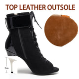 Boots Luxury Women's Comfy Breathable Prom Outdoor Latin Sexy For stilettos High Heels slippers Ballroom