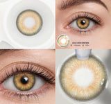 Natural Colored Contact Lenses For Eyes 1Pair Color Contact Lenses For Eyes Yearly Beautiful Makeup Contact Lense Eyes