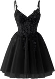 Pbong  Lace Applique Tulle Homecoming Dresses for Teens Sparkly 3D Flower Short Prom Dress Sequin Quinceanera DAMA Dress