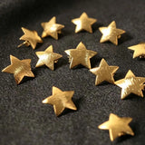 10Pcs Fashion Star Shaped Hair Clips For Women Sweet Textured Five Pointed Star Braid Hair Clips Hair Accessories