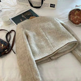 Vintage Cropped Blazer Women Korean Short Tweed Jacket Office Lady Elegant Thicken Quilted Single Breasted Outerwear Tops