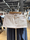 American Vintage Denim Mini Skirts Women Summer Fashion High Waist Straigth Short Faldas Casual Fashion Streetwear Cotton Skirt