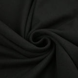 Black Square Neck A-Line Flare Sleeve Dress