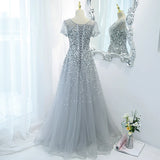 Pbong  Long Evening Gown Women's Sequin Luxury Heavy Work Fairy T High End Banquet Aosphere Annual Conference Host
