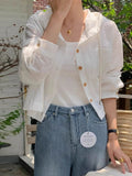Pbong  Vertical Stripe Blouses for Women's Hooded Drawstring Shirts Casual Fashion Korean Long Sleeve Vintage Sun Protection Tops