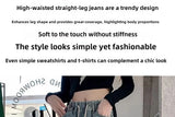 Elastic Waist High Waist Wide Leg Jeans for Women Loose Straight Blue Long Denim Pants Female Fashion Streetwear Jeans