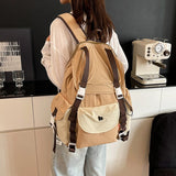 Women's Soft Big Cloth Backpacks New in Fashion Summer Backpack Girls School Book Bag Cute Travel Back Pack