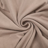Khaki Hooded Bodycon Folds Long Sleeve Dress