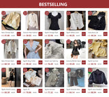 Women Two-piece College Style Short Stylish Suit Jacket with High Waist Slimming Pleated Skirt  Age Reducing Set/single Piece