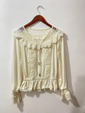 Last One Japan Liz Lisa Lace Knitted Long Sleeve Cardigan Sweater