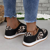 Pbong  Women's Jogging Sneakers Summer Casual Walking Trainers Trendy Leopard Print Fashion Comfortable Jogging Casual Tennis Shoes