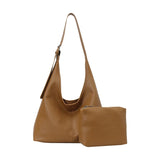Korean Style Tote Bag Women's Underarm Large Capacity Single Shoulder Bag for Commuting And Class Street Trend PU Medium Size...