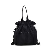 Pbong  Canvas Shoulder Shopper Bag for Women Large Woman Tote Bag Fashion Japanese Designer Female Handbags Purses Bolsas black bag tote bag