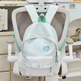Women Teen Girls Plaid Backpack Cute Casual School Travel Daily Daypack Unbranded New Tend School Cute Travel Back Packs